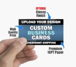Premium Custom Business Cards – 16pt Glossy Full Color Printing (70–2000 Qty) - Image 4