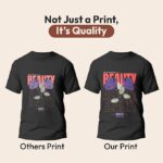 Custom Personalized Cotton T-Shirt – Front & Back Print Design Your Own Tee(Bundle of 10 Products) - Image 2