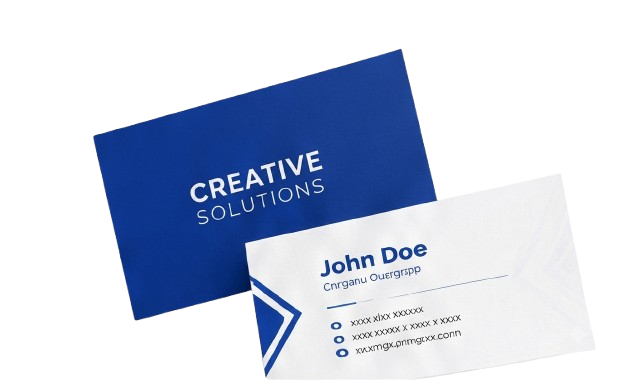 Custom printed business card